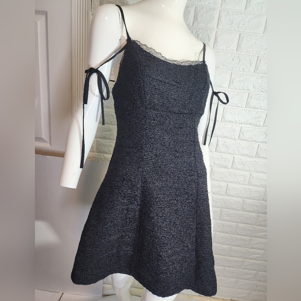 Love +Harmony black Minidress size Small with adjustable straps New with Tag - Picture 9 of 12